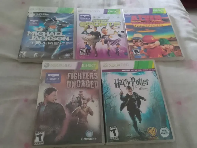 Jogos de Xbox 360 Kinect paralelo