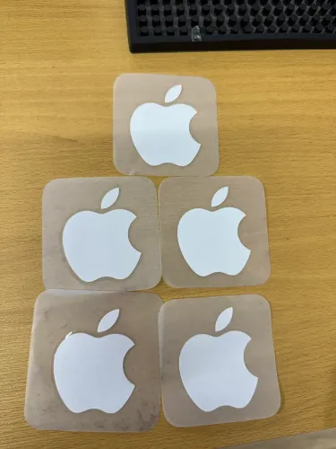 Kit com 5 adesivos originais Apple