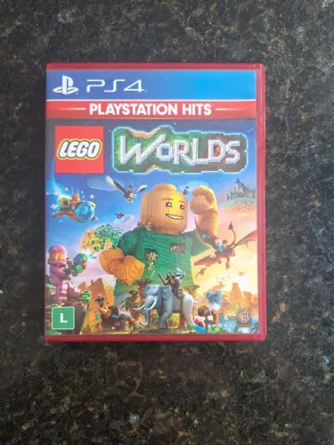Lego Worlds - PS4 capa original (aceito trocas)