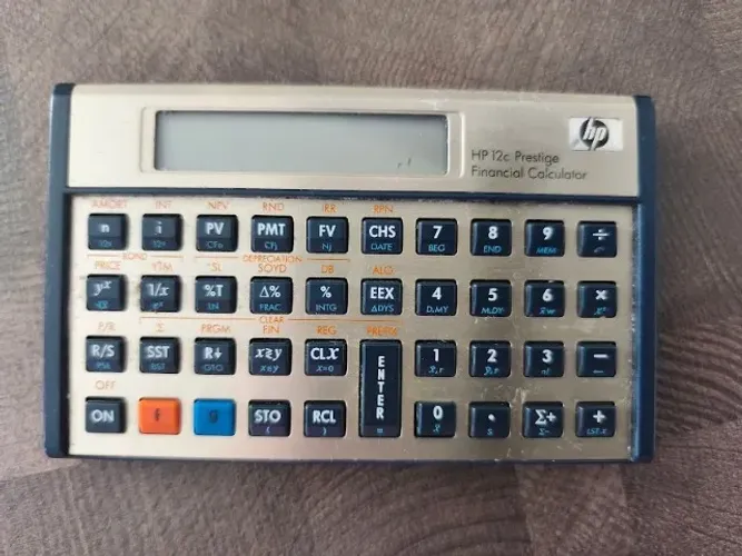 Calculadora HP 12C Prestige Financial Calculator - Raridade