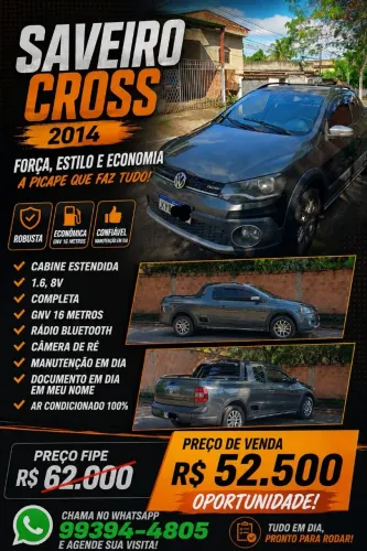 Volkswagen Saveiro Cross 1.6 MI Total Flex 8V CE 2014