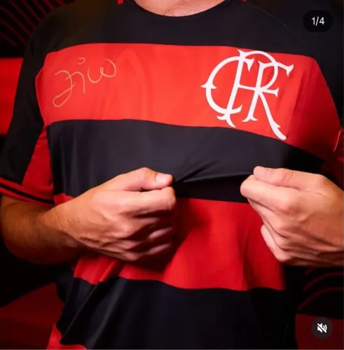Camisa Retrô Flamengo Zico 10