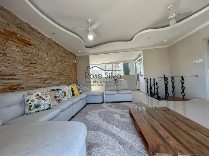 Cobertura duplex a venda Praia da Enseada-Guarujá.