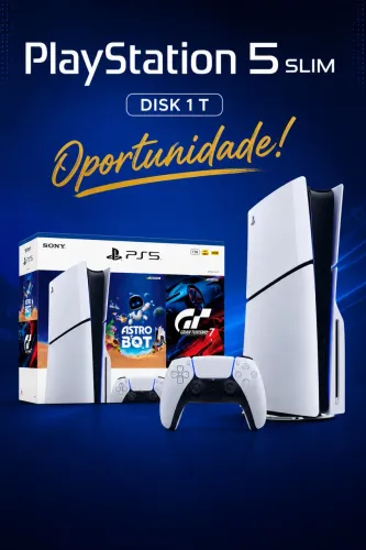 PlayStation 5 Slim Disk 1TB - Branco Sony 