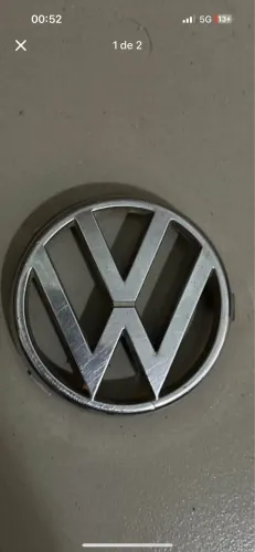 Emblema Vw Original Grade Santana 1984 a 1990