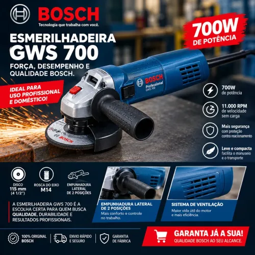 Lixadeira bosch 700w