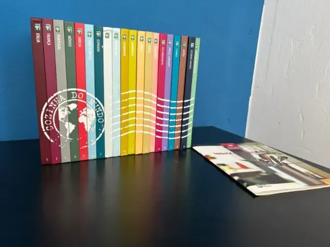 Coleção Cozinha do Mundo - Completa (20 volumes) + Índice - Estado impecável