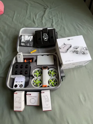 Drone DJI Neo + Hub 3 Baterias + Mega Kit Startrc e Filtros (SEM CONTROLE)