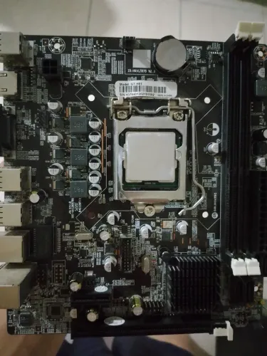 Placa mãe GT H61 com o processador