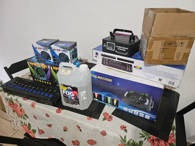 Laser RGB DMX 500mw  iluminação DJ festas eventos 