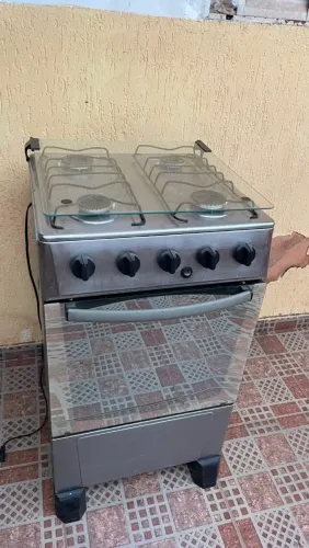 Fogão Inox Espelhado 4 Bocas