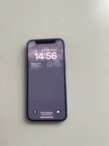 iPhone 12 mini roxo 256gb, 87% de saúde da bateria.