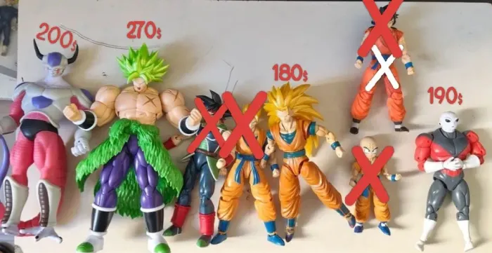 BONECOS DRAGON BALL.