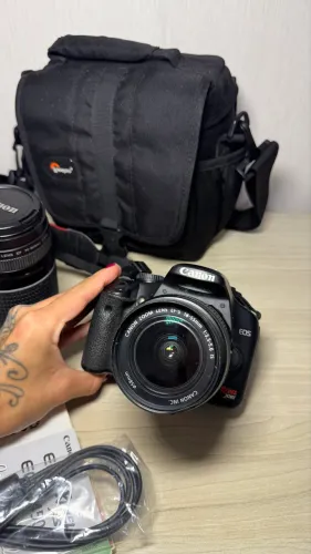 Canon EOS Rebel XSi 450D + 2 Lentes + Bolsa Lowepro | Kit Completo