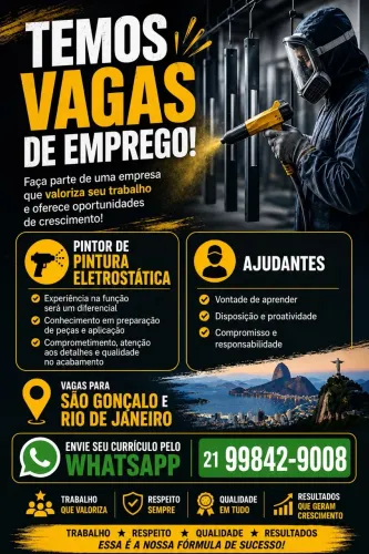 Vaga de pinto para pintura eletrostática