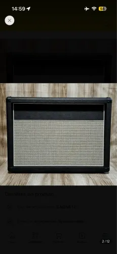 Caixa Stone Handmade 2x12 com Celestion Vintage 30 ingleses