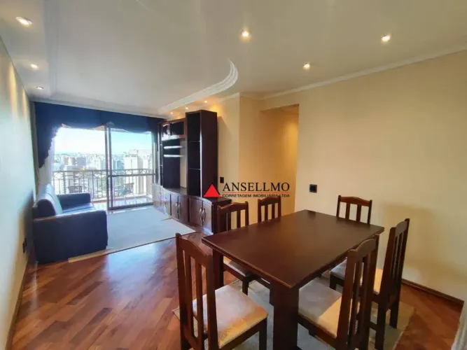Apartamento com 3 dormitórios para alugar, 100 m² por R$ 5.460,46/mês - Vila Bastos - Sant