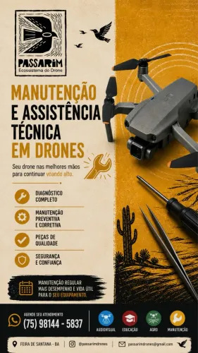 Manutenção e Assistência Técnica de Drones