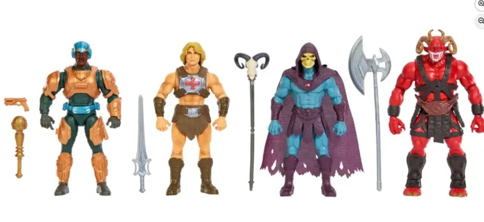 Masters of the Universe Movie He-Man, Skeletor, Man-at-Arms, Goat Man