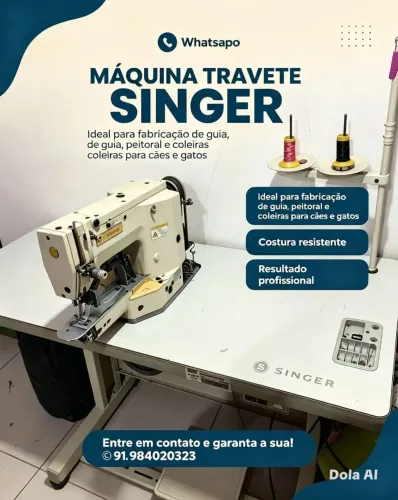 Travete para coleiras, peitoral e guias pet