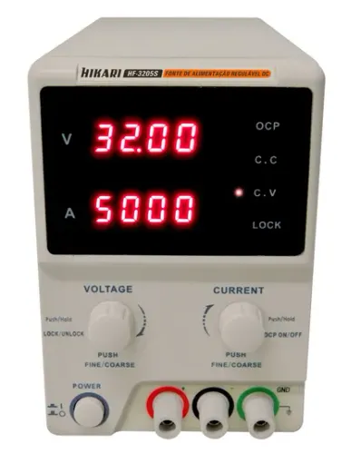 Fonte de Alimentação Regulável Hikari 32V 5A HF-3205s