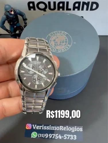 2 Relógios Sociais Citizen Eco Drive