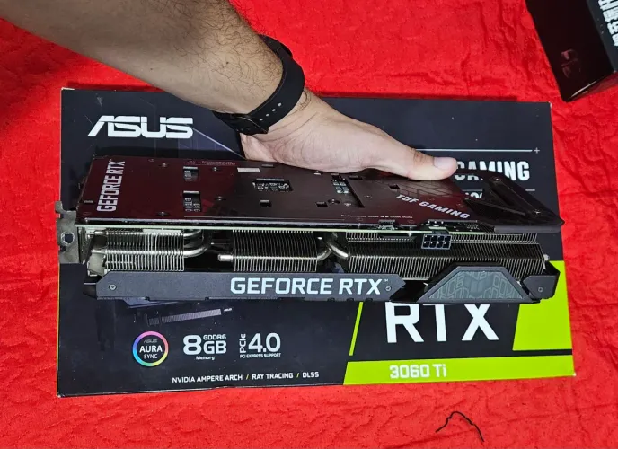 Placa de Vídeo Nvidia RTX 3060 TI (Asus TUF)