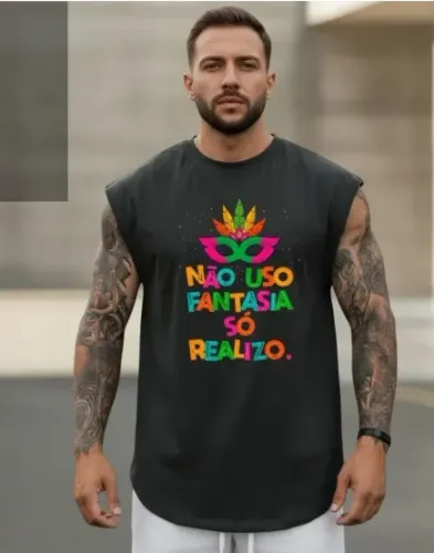 Regata Carnaval Oversize Masculina - Carnaval 2026