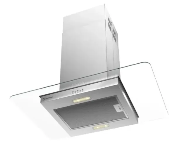Coifa de Ilha Electrolux 90cm de Vidro Efficient com Luz de Led (CE9IX)
