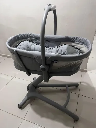 moisés chicco baby hug air 4 em 1 cinza