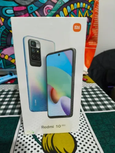 NOVO Celular Redmi 10, 6GB RAM e 128GB ROM