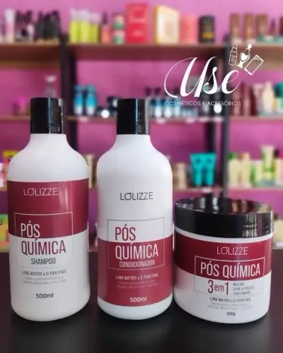 Shampoo,máscara e  condicionador 
