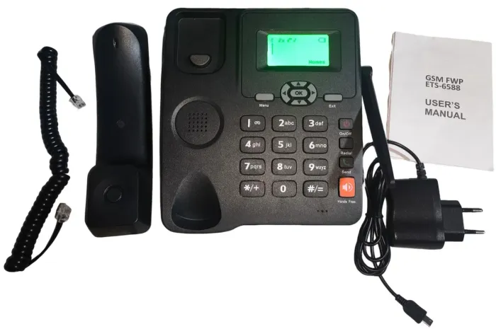 Telefone Sem Fio Fixo GSM FWP ETS-6588 Na Caixa