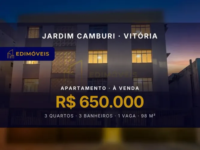 Apartamento 3 quartos em Jardim Camburi, ambiente pet-friendly e aconchegante
