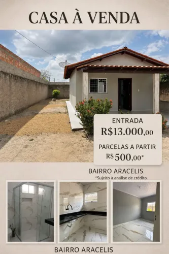 Casa a venda bairro Aracelis