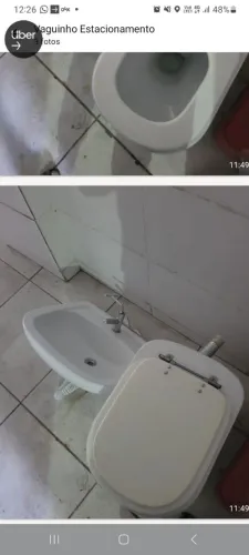 Vaso sanitário com pia