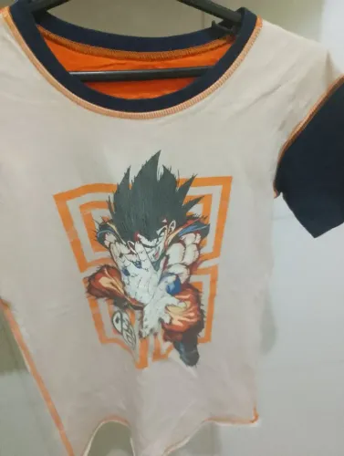 Camisa dupla face dragon Boll Z