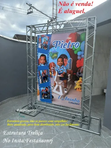Estrutura treliça box truss para backdrop banner estrutura metálica