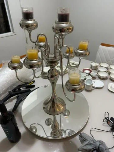 Castiçal candelabro peça rara