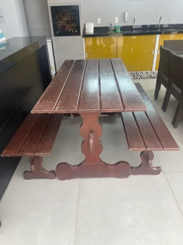 Mesa para área gourmet