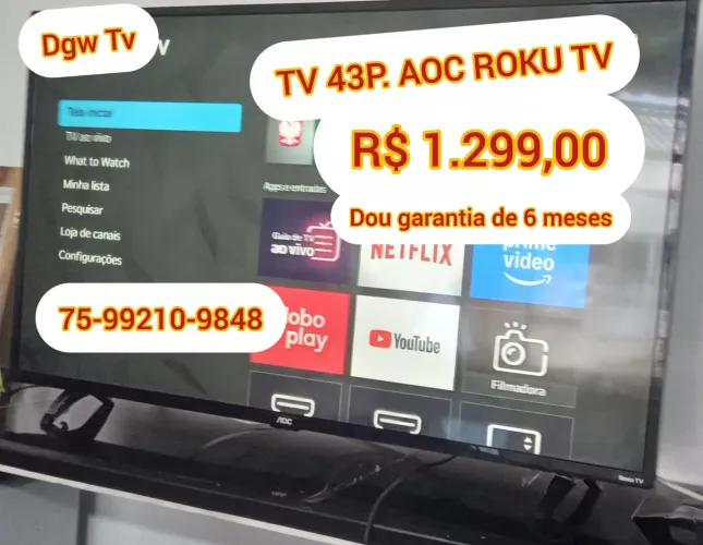 Tv AOC ROKU TV 43P.