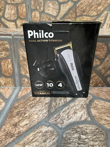 Cortador de Cabelos Dual Action Titanium 14W Philco