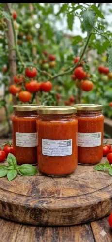 Molho de tomate artesanal 100% orgânico 