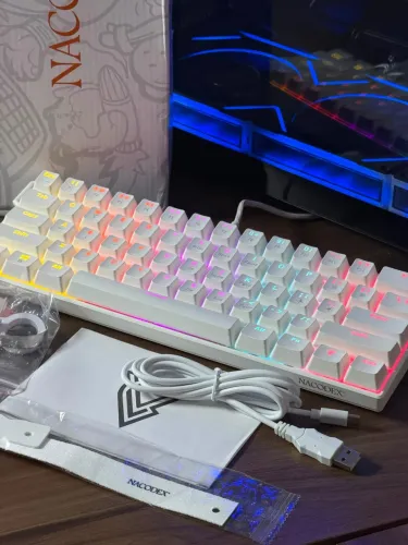 Teclado Mecânico AJAZZ NK61 - LACRADO -  PROMOÇÃO!!