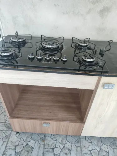 Gabinete de cozinha com Cooktop