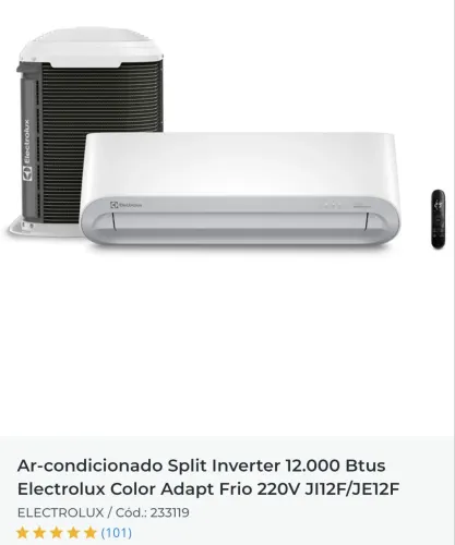 Ar condicionado Electrolux