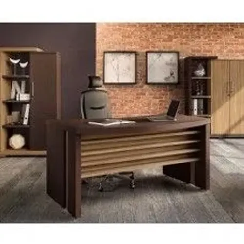 Mesa Executiva - Seminova - Cor Tabaco