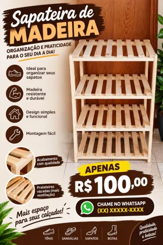 Sapateira e abajur