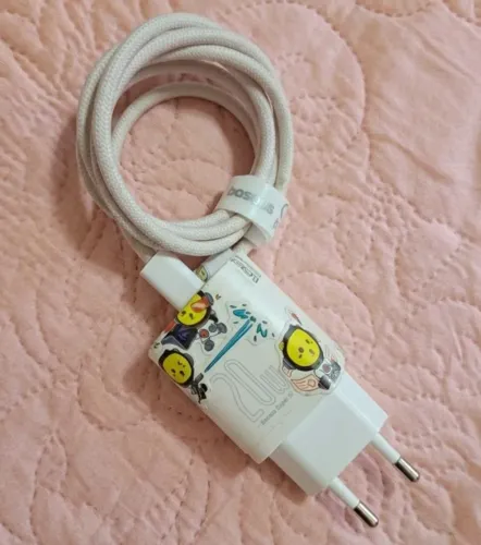 Cabo Usb-c 100 w + Carregador de parede 20 w (Baseus)