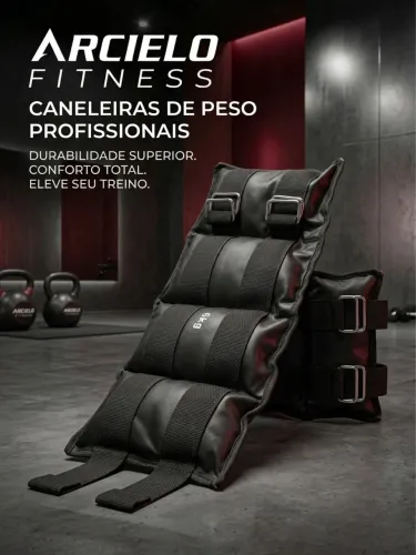 Caneleira 6kg para academia musculação.